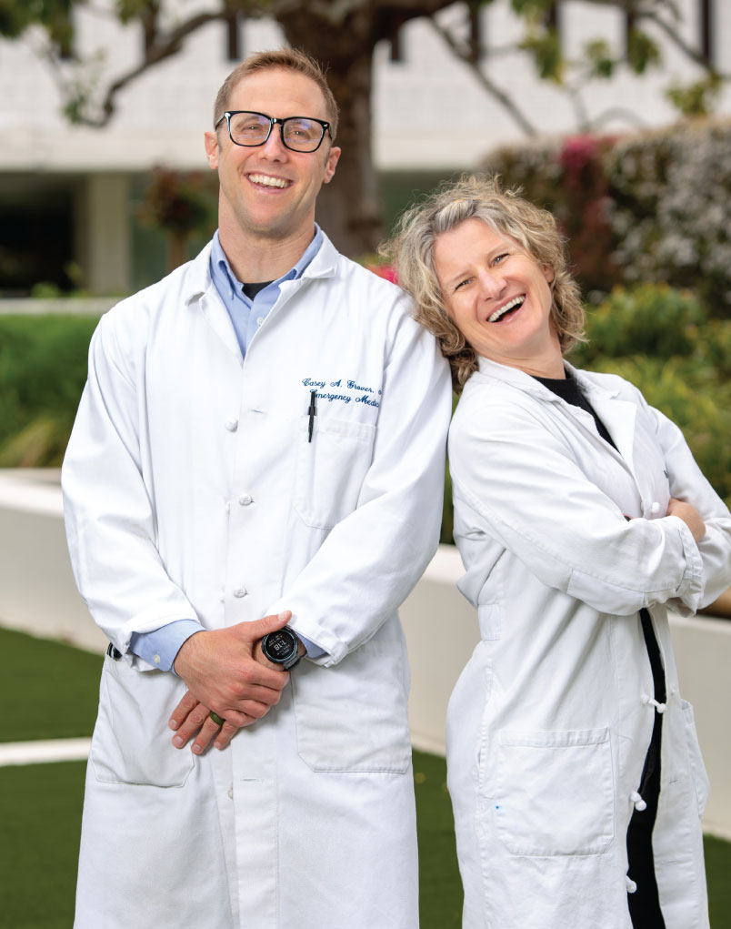 Dr. casey grover and dr. reb close