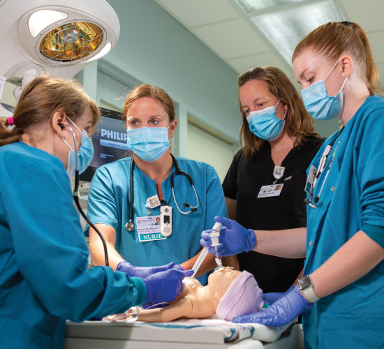 Investing in nurses and nursing 
through the Helen Baszucki 
Center for Nursing Excellence
